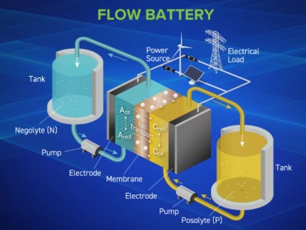 Flow Batteries front view
